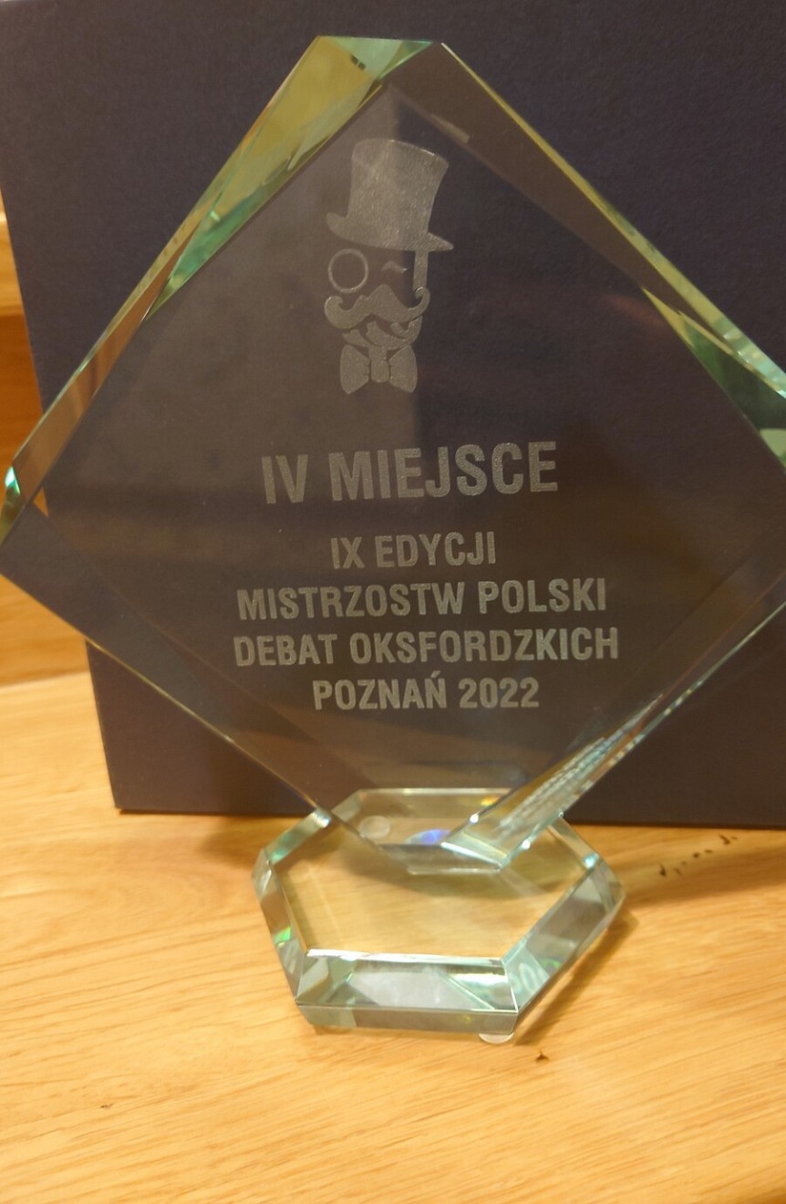 Sukces w Mistrzostwach Polski Debat Oksfordzkich